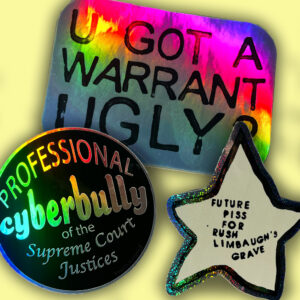Aggressive Iridescent Sticker Pack
