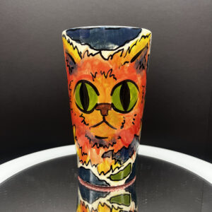 Illustrated Cat Tall Boi - 16 oz