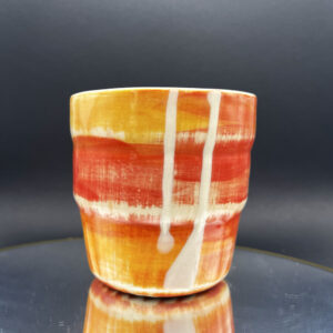 Red Scrubbied Cup - 12 oz