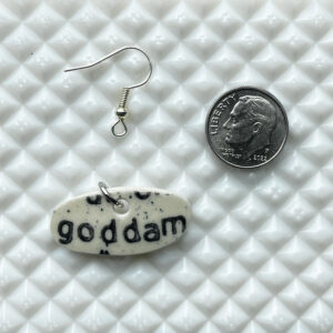 Goddam Shard Pendant/Earring - 2g weight